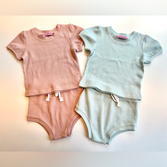 NWOT Girls Arabella and Rose matching shirt and diaper cover set +  size 3. - Picture 1 of 3